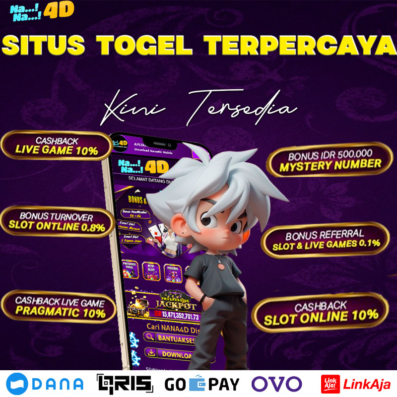 Nana4d situs togel terpercaya dan agen togel jitu. Nana4d adalah sebuah situs togel terpercaya dan agen togel jitu yang memberikan hadiah togel 4d